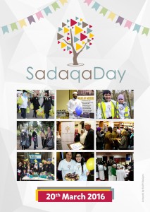 Sadaqa Day takes place this year on Sunday 20th March
