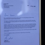 Letter From Mayor of London
